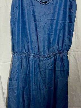 Women's Wide Leg Jumpsuit - Blue